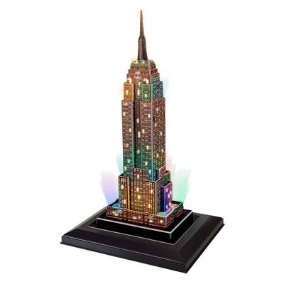 3D-puzzel van de Empire State Building met Ledverlichting