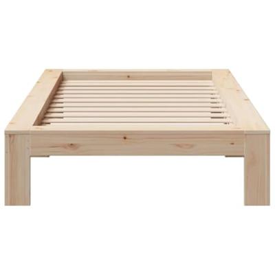 Bedframe zonder matras massief grenenhout 100x200 cm