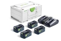 Festool SYS 18V 4xHP5,0/TCL6DUO Energie-set - 578681 - thumbnail