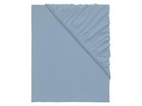 Emma Jersey hoeslaken 180-200 x 200 cm (Blauw) - thumbnail