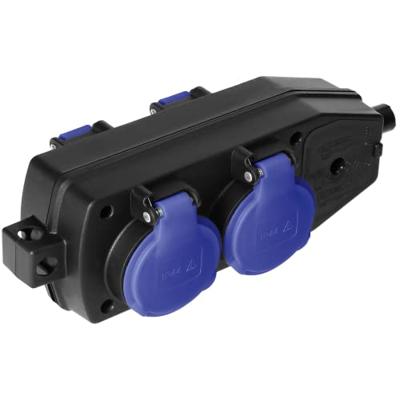 Enzo hangkoppeling | zwart | ip44 | 4v | met klep - 6871985 Enzo hangkoppeling | zwart | ip44 | 4v | met klep - 6871985