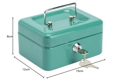 Burg Wächter 5015 green Geldcassette (b x h x d) 152 x 80 x 115 mm Groen