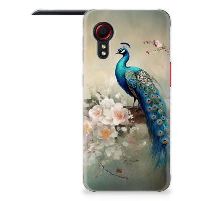 TPU Hoesje voor Samsung Galaxy Xcover 5 Vintage Pauwen TPU Hoesje voor Samsung Galaxy Xcover 5 Vintage Pauwen