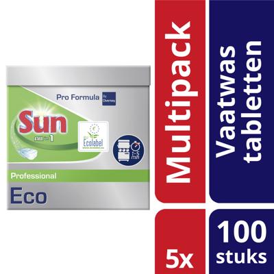 Vaatwastabletten Sun Pro Formula All-in-one Eco 100 stuks