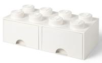 Room Copenhagen LEGO Brick Drawer 8 Wit opbergdoos - thumbnail