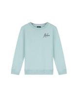 Malelions winter sweater jongens - blauw/grijs - signature, gestreept - thumbnail
