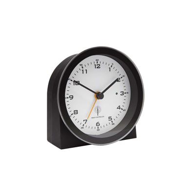 Zendergestuurde Wekker Analoog Zwart/Wit