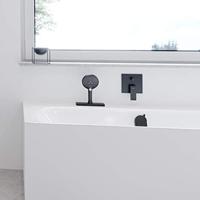 Hansgrohe sBox afbouwdeel rechthoekig, mat zwart - thumbnail