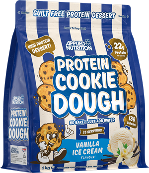 Applied Nutrition Protein Cookie Dough Dessert Vanilla Ice Cream (1000 g) Applied Nutrition Protein Cookie Dough Dessert Vanilla Ice Cream (1000 g)