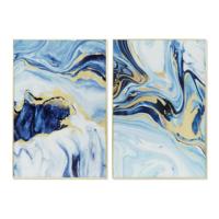 Schilderij DKD Home Decor 80 x 2,5 x 120 cm Abstract Modern (2 Stuks) - thumbnail