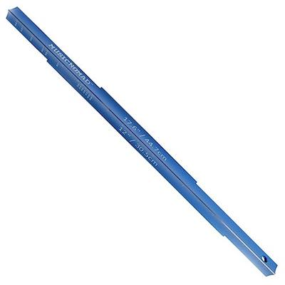 MusicNomad MN820 Tri-Beam 3 &apos;n 1 Straightedge & Scale Length Ruler voor elektrische en akoestische gitaar