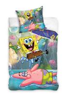 SpongeBob Dekbedovertrek Big Fun 140 x 200 cm Katoen - 65x65cm - thumbnail