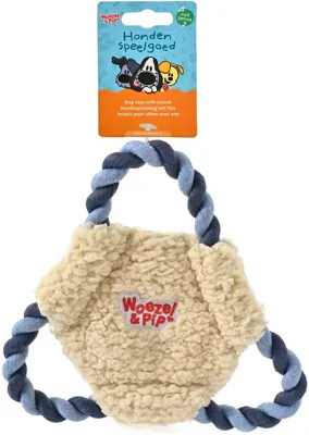 Hondenspeelgoed frisbee floss woezel 20cm