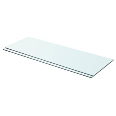 VidaXL Schappen 2 st 70x25 cm glas transparant
