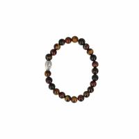 Edelsteen Armband Kattenoog/ Tijgeroog met Boeddha - thumbnail