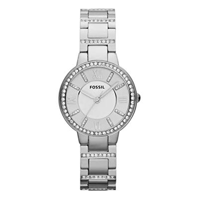 Fossil ES3282 Dameshorloge Virgina met zirkonia 30 mm