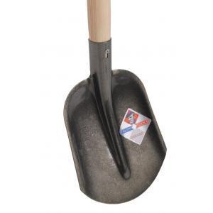 Bats klein grijs gehard staal met houten steel 110 cm Bats klein grijs gehard staal met houten steel 110 cm