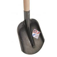 Bats klein grijs gehard staal met houten steel 110 cm - thumbnail