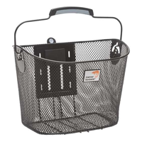 Fietsmand New Looxs Toscane Smartlock 19 liter 34 x 25 x 25 cm - zwart - thumbnail