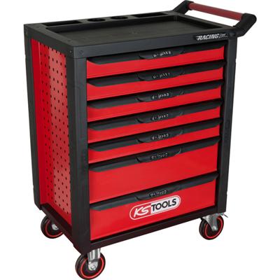 KS Tools 826.0007 Werkplaatswagen Plaatstaal Kleur (specifiek): Zwart, Rood KS Tools 826.0007 Werkplaatswagen Plaatstaal Kleur (specifiek): Zwart, Rood