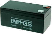 Fiamm PB-12-3,4-4,8 Loodaccu 12 V 3.4 Ah Loodvlies (AGM) (b x h x d) 134 x 66 x 65 mm Kabelschoen 4.8 mm Onderhoudsvrij, Geringe zelfontlading - thumbnail