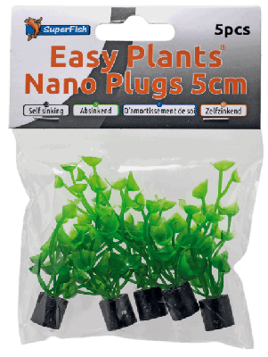 Easy Plants Nano Plug 5 Cm/ 5 St aquaria Superfish - Superfish