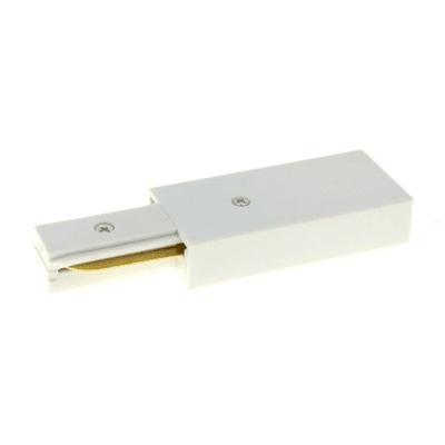 Voedingsconnector wit voor 1-fase spanningsrail Voedingsconnector wit voor 1-fase spanningsrail