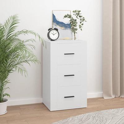 Dressoir 40x33x70 cm bewerkt hout wit