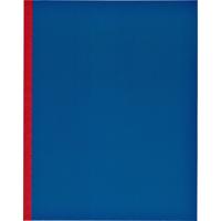 Kasboek 165x210mm 160blz 1 kolom rode rug assorti - thumbnail