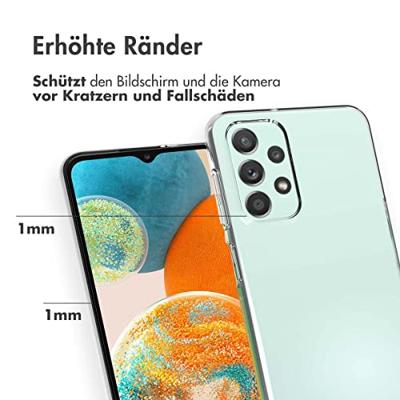 Accezz Clear Backcover Samsung Galaxy A23 (5G) Telefoonhoesje Transparant