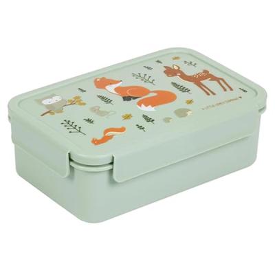 Lunchbox voor kinderen AMIS DE LA FORÊT A Little Lovely Company mintgroen