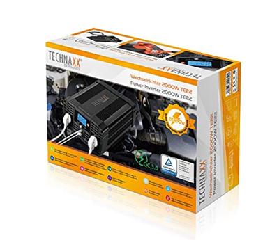 Technaxx TE22 Omvormer 12 V/DC - 230 V/AC