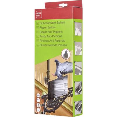 Swissinno Natural Control Birds Away Spikes tegen duiven Functies Afschrikking 1 stuk(s) Swissinno Natural Control Birds Away Spikes tegen duiven Functies Afschrikking 1 stuk(s)