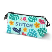 Lilo & Stitch Triple Pencil case Guitar Green - thumbnail