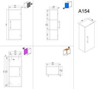 Badkamerkast Britt Wit S - thumbnail