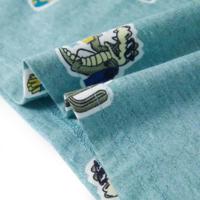 Kindershirt 128 gemleerd lichtgroen - thumbnail