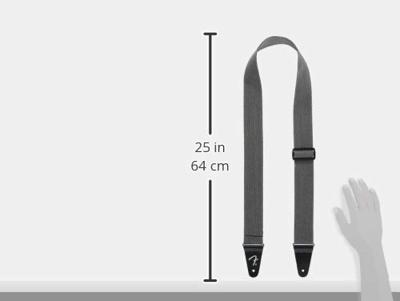 Fender Modern Tweed Strap White Black gitaarband Fender Modern Tweed Strap White Black gitaarband