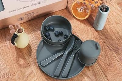 Dantoy kinderservies olijfgroen, 7dlg.