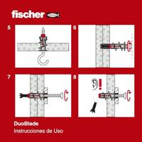 Wandpluggen en schroeven Fischer 44 mm (25 Stuks) - thumbnail