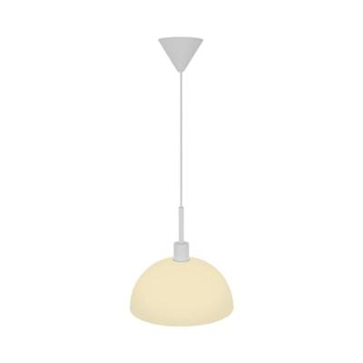 Hanglamp eettafel wit met opaalglazen kap E27 fitting Ellen 30 cm