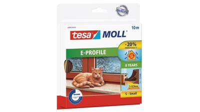 tesa E-PROFIL 05445-00500-00 Afdichtingstape Wit (l x b) 10 m x 9 mm 2 stuk(s)