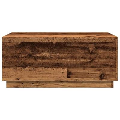 Salontafel met LED-verlichting 90x50x40 cm oud houtkleurig Salontafel met LED-verlichting 90x50x40 cm oud houtkleurig