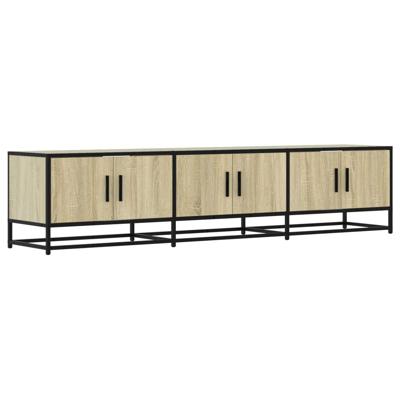 Tv-meubel 180x35x41 cm bewerkt hout sonoma eikenkleurig - thumbnail