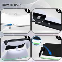 Oplaadstation - SUBSONIC - PS Portal-oplader - RGB LED - Snel opladen - USB Type-C - thumbnail