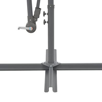 VidaXL Zweefparasol met aluminium paal 300 cm blauw