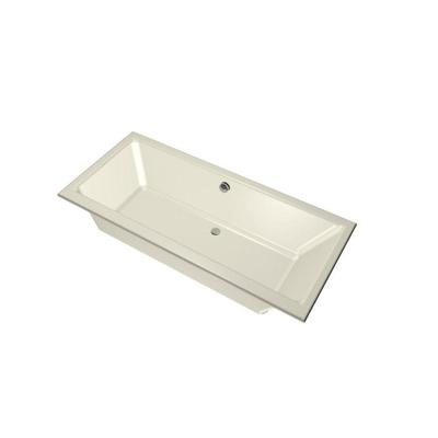 Xenz Kristal Ligbad - 180x80x48 - afvoer Midden - acryl - pergamon 6986-02