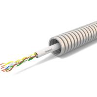 Flexibele Buis met CAT6 - Voorbedrade Flexbuis - 1x UTP CAT6 U/UTP - 16mm - 100 Meter - thumbnail