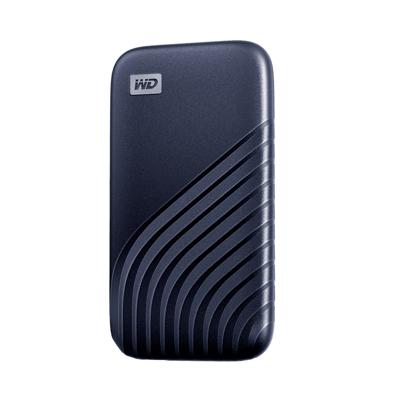 WD My Passport 2 TB Externe SSD harde schijf (2,5 inch) USB-C Blauw WDBAGF0020BBL-WESN WD My Passport 2 TB Externe SSD harde schijf (2,5 inch) USB-C Blauw WDBAGF0020BBL-WESN