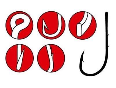 Gamakatsu Hook Ls-5213N (Nickel) Size 2/0 6 st