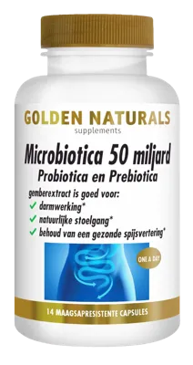 Golden Naturals Microbiotica 50 Miljard Capsules Golden Naturals Microbiotica 50 Miljard Capsules